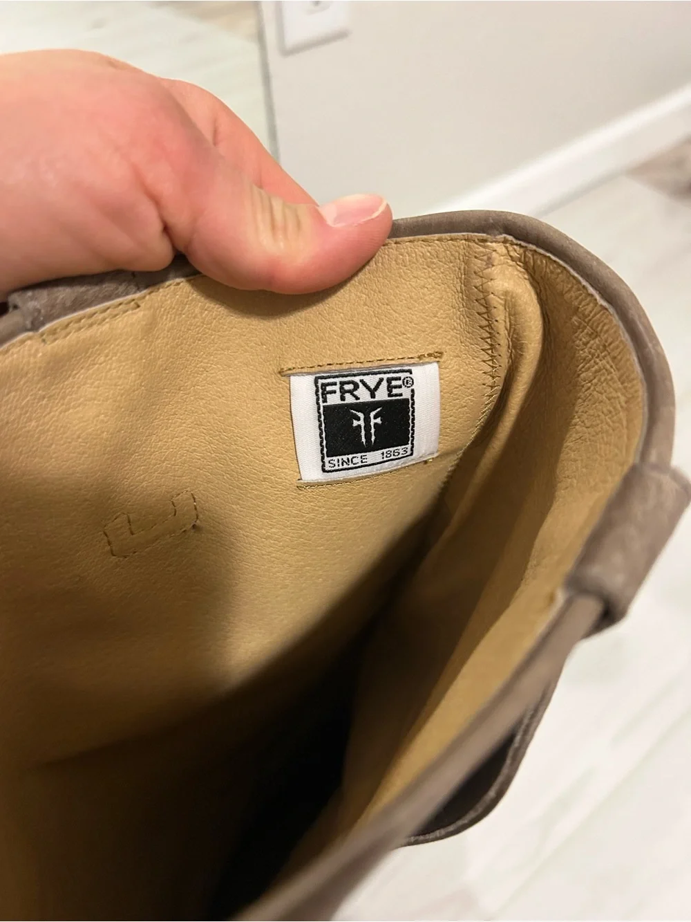 Frye “Jackie” Tall boots, style/model number 76571.